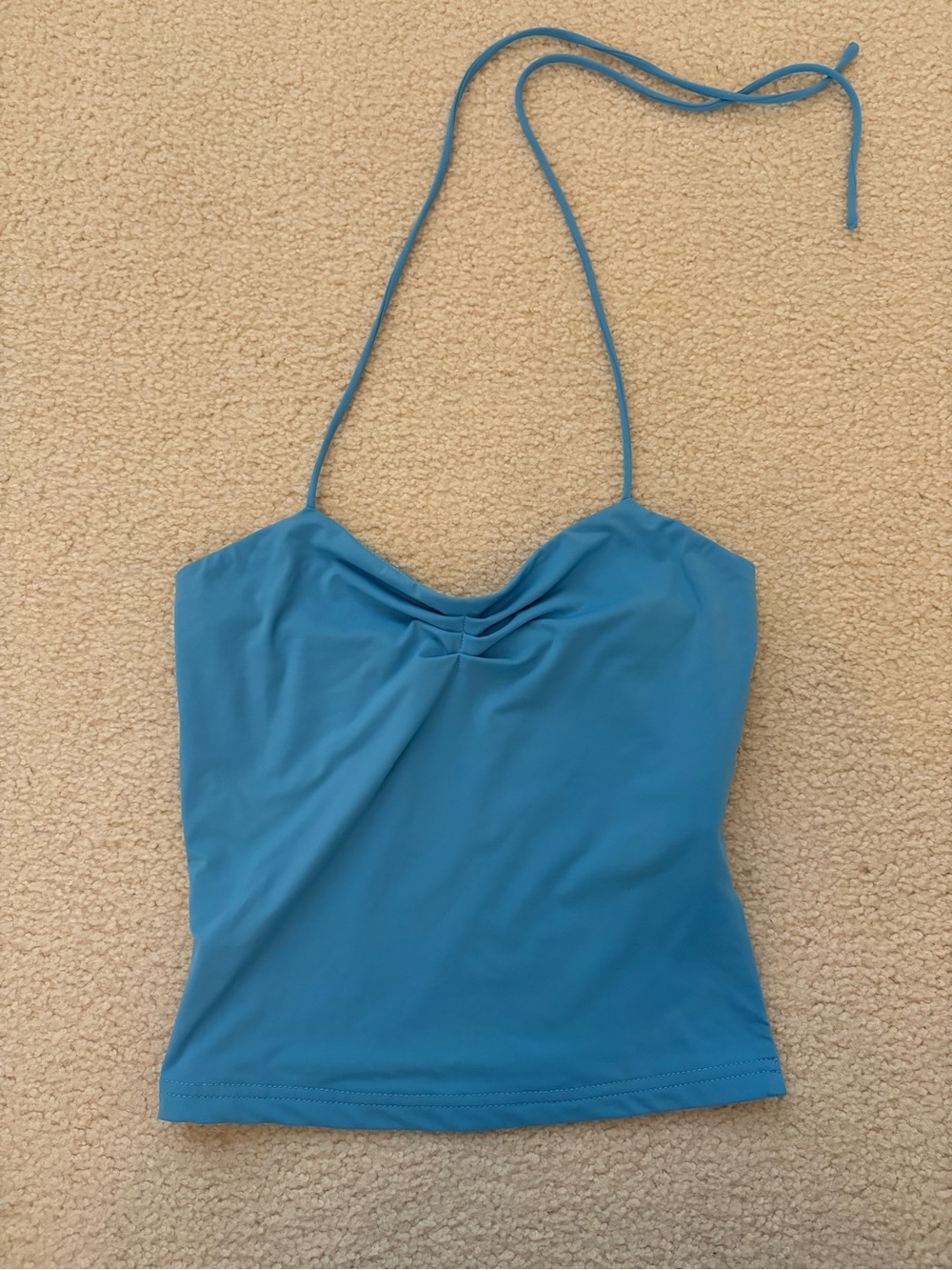 Princess Polly Blue Halter Tank Top - Women